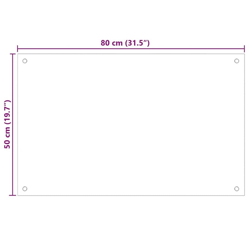 vidaXL Kitchen Backsplash, Kitchen Wall Tile Panel, Kitchen Sink Splash