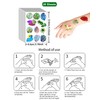 200 Pieces Palm Leaves Temporary Tattoos Stickers,20 Sheets Tropical Leaves