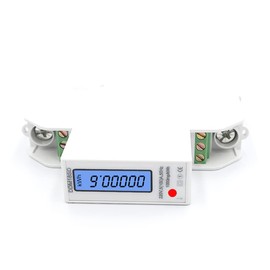 VOANZO Single-Phase KWH Meter LCD Energy Meter 5-100A AC220V Power Consumption Meter KWH Electricity Meter with DIN Rail
