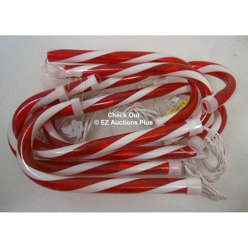 Home Accents Holiday 16 in. Warm White Candy Cane LED
