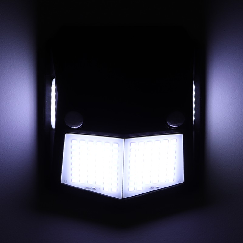 160LED Solar Power Wall Light Automatic Motion Sensor Lights Sensor