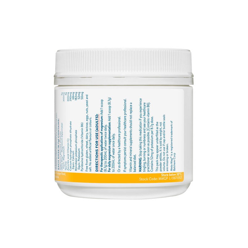 Ethical Nutrients Mega Magnesium Powder Raspberry 200g
