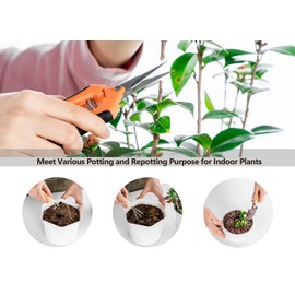 Josteve Plant Repotting Mat, 5Pcs Succulent Tools Mini Garden Small Gardening Tools Indoor, Pruning Shear Gardening Scissor, Hand Tool kit for Bonsai, Cactus, Fairy, Houseplant Transplanting, Seedling