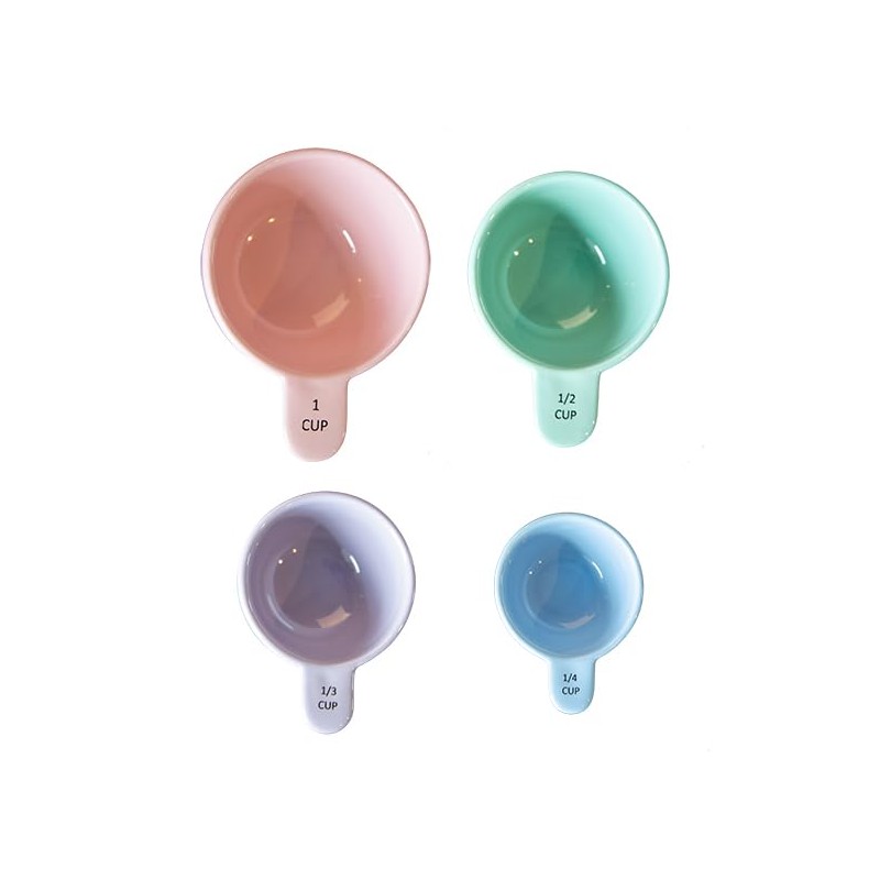 Sass & Belle Pastel Ombre Measuring Cups in Pink &