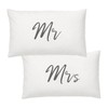 Splosh Wedding Mr & Mrs Pillowcase Set, 74 x 48