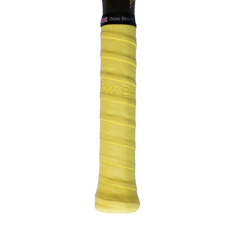 BOWBRAND BOW003 Overgrip Tape, 3 Rolls, Wet Type, Yellow