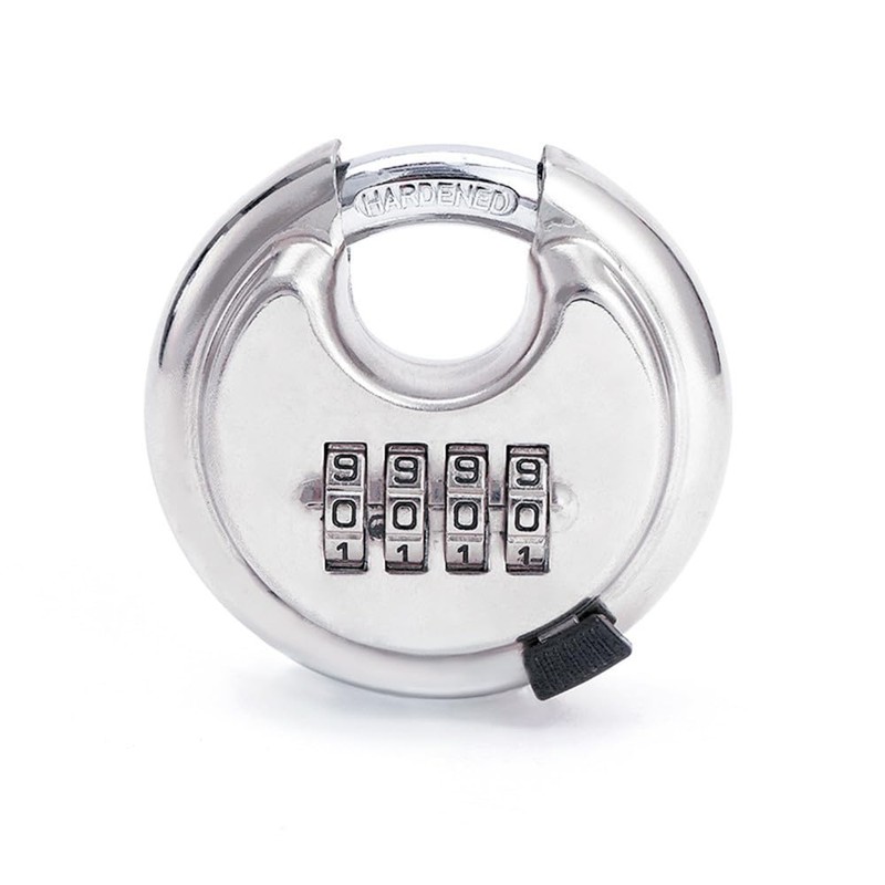 DIGIFLEX Heavy Duty Combination DISC Padlock - 4-Digit Security for