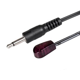 IR Emitter Mini Infrared Remote Control Extension Cable with 3.5mm Plug for 38-56kHz Spectrum Motorola Arris Xfinity Comcast Verizon FiOS Other STB - Set Top Boxes (Single Heads, 10FT)