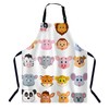 BGBDEIA Leopard Print Pattern Apron for Women Men, Adjustable Apron