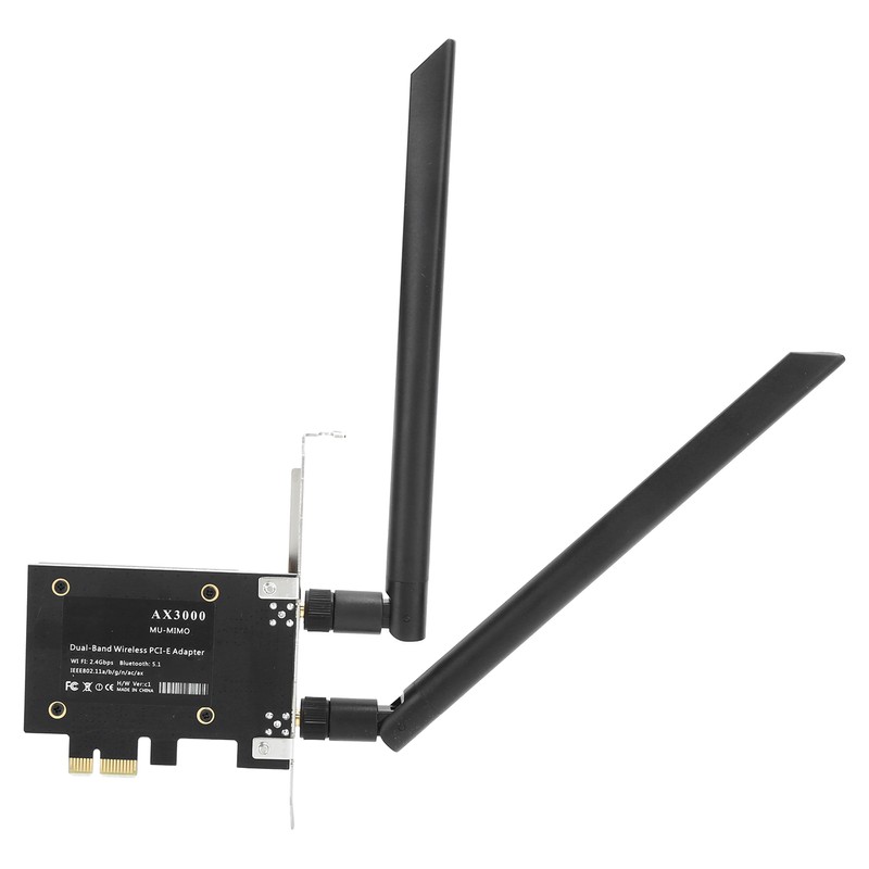 Network Card Desktop Dual Band Adapter with 8DB Antenna Extension