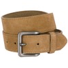 Men's Square Buckle Casual Jean Suede Leather Belt 1 1/2"