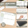 Weekly To Do List Notepad, Undated Planner with 52 Sheets