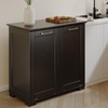 Smhxo Tilt Out Trash Cabinet, Wooden Kitchen Trash Can Cabinet