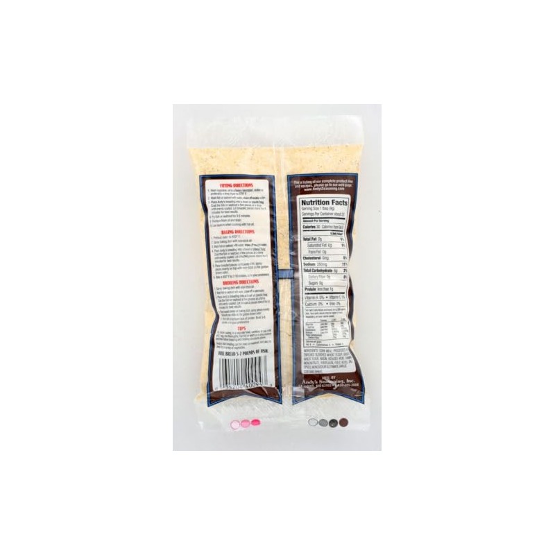 Andy's Seasoning Yellow Fish Breading 10oz(Pack of 6) by Andy's