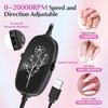 JIASHENG USB Electric Nail Drill, Nail Drill Portable Electric Nail