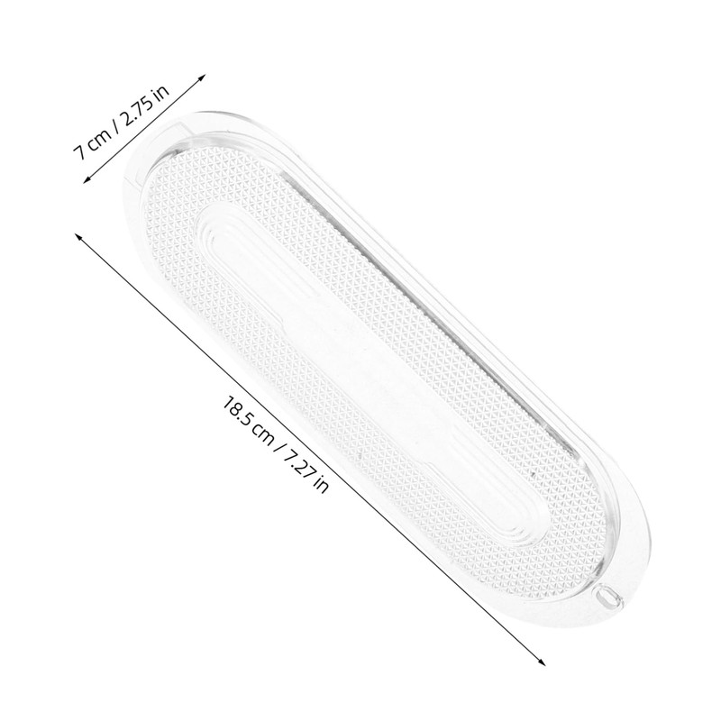 FUNOMOCYA Oval Range Hood Light Cover Plastic Lamp Shade Sturdy