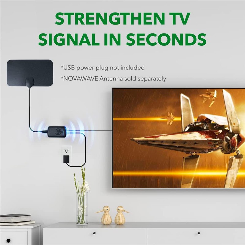 BIGTEDDY TV Signal Amplifier Booster HDTV Aerial Amplifier Get More
