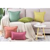 Madizz Set of 2 Linen Cushion Covers 24x24 inch, 60x60