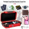 HUANLANG Portable Safe Lock Box, Beach Travel Safe Waterproof Small