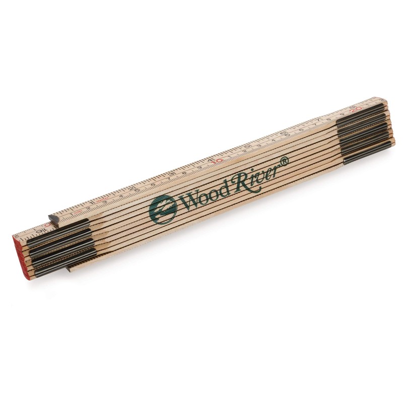 WoodRiver Folding Rule, Inches and Centimeters, 6 Foot Long