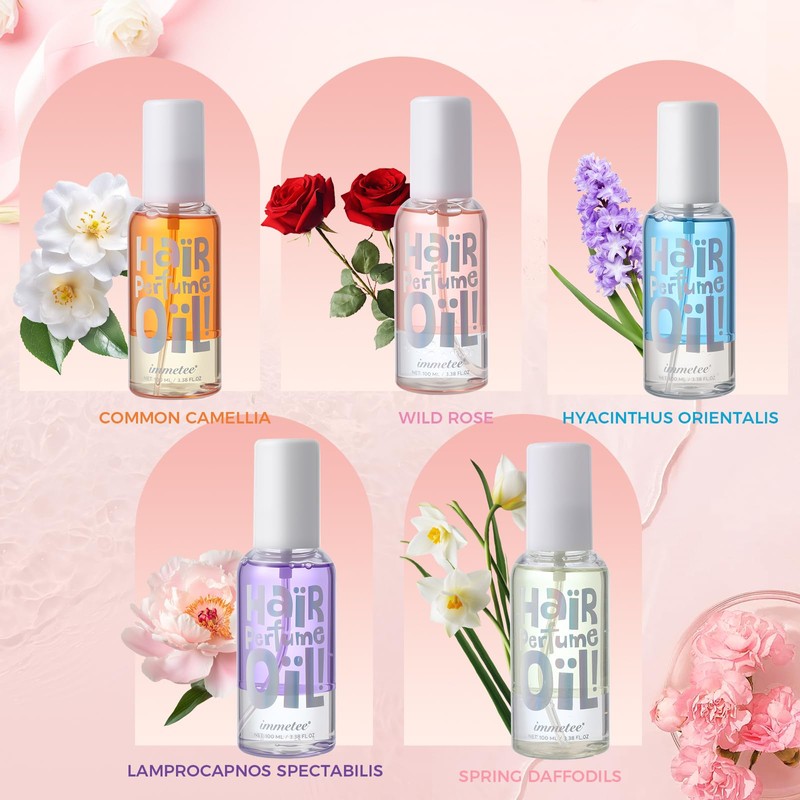 Hair Perfume Oil, Floral Hair Perfume Spray, Long-lasting Fragrance. 100ml