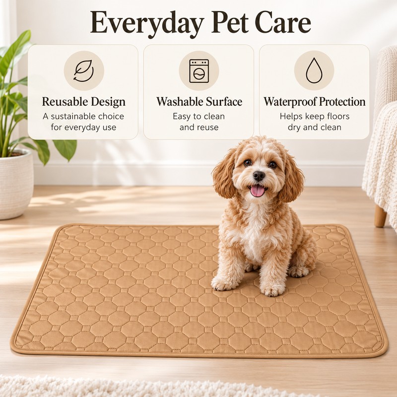 Reusable Dog Pee Pad for Puppy Potty Training – Washable