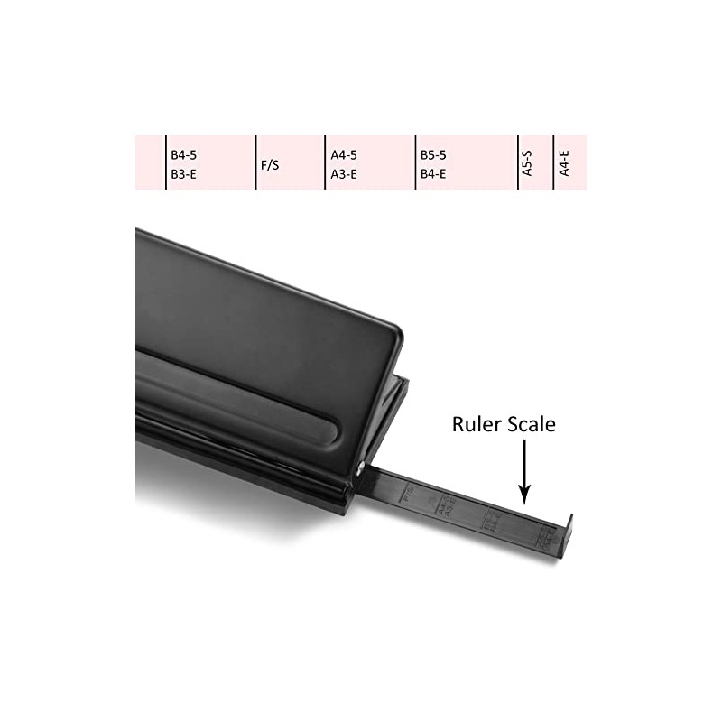 Perforadora ajustable de 6 agujeros para planificadores, perforadora de papel