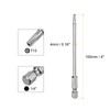 sourcing map 10pcs T15 Security Torx Bit 1/4" Hex Shank