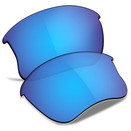 TRUSHELL Polarized Replacement Lenses | Rubber Kits for Oakley Flak Jacket XLJ OO9009 Sunglass Ocean Blue - Polarized