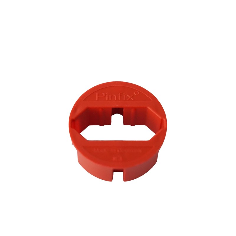 N&L 5 x Pinfix Socket Adapter (Red)