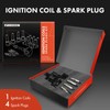 A-Premium 1x Ignition Coil Pack and 4x Iridium Spark Plugs