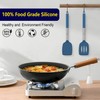 HOTEC Heat Resistant Silicone Solid Turner, Slotted Kitchen Spatulas set