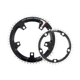 FSA Unisex's Pro 2x11 Road Chainring, Black, Size 110 x 34T