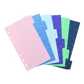 Filofax Organizer Accessory, Personal Size, Garden Collection, Dividers with Tabs, Set of Six (B132743)