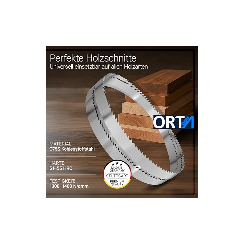 Orta Uddeholm Band Saw Blades 6mm Width Ideal for Working