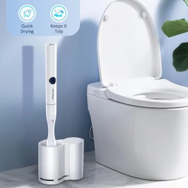 Redagod Electric Toilet Bowl Cleaner – Durable Bristles,5 Refills for Easy Bathroom Care