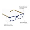 eyebobs Number Cruncher Unisex Premium Readers, Blue Denim Front with