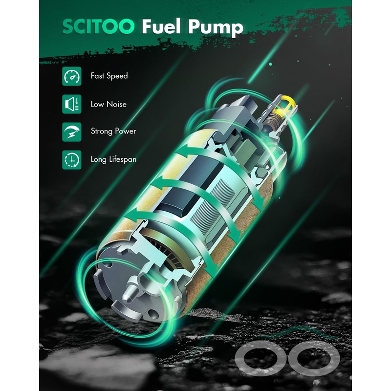 SCITOO Electrci Fuel Pump Assembly for CHRYSLER 300 2011-2017 3.6L,for