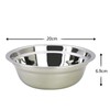 Nesmilers Baking Mixing Bowl Set of 4, Prep Bowls, Stainless
