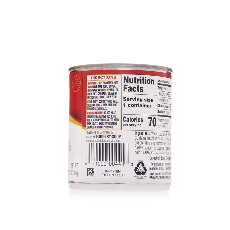 Campbell's Classic Ready to Serve Vegetable Soup, 7.25 Oz, Pack