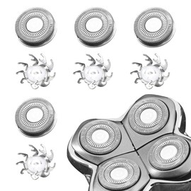 VRMETA 4 PCS Shaver Head Replacement Blades for Skull Pitbull Carver PRO 4 Electric Razor Replacement head