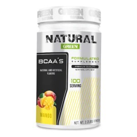 Aminoácidos Bcaas Green Varios Sabores 1kg 100 Servicios                                                                                              