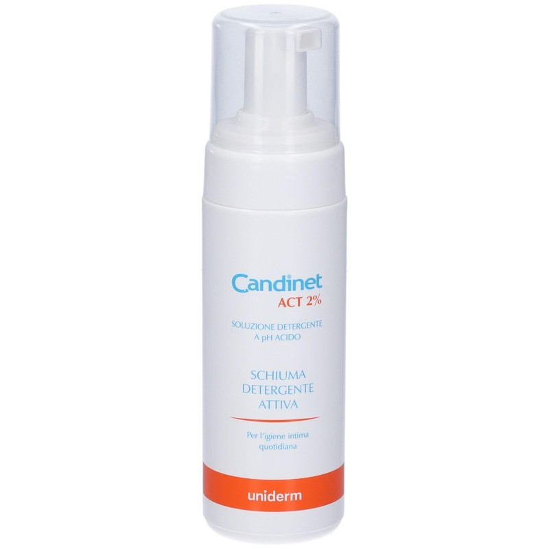 Candinet Act 2% Active Cleansing Foam for Daily Intimate Care,