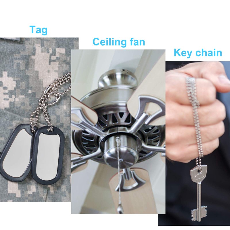 200 Inch Ceiling Fan Pull Chain, (Upgrade Rust Proof) 3.2mm