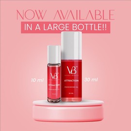 Large Attraction Roll-On Oil – Long-Lasting Fragrance, Easy-to-Apply Aromatherapy Perfume Oil for Confidence, Energy & Positive Vibes
