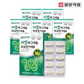 Il Yang Pharm 어썸 마그네슘 비오틴 비타민B 영양제 6박스 6개월분 Awesome Magnesium Biotin Vitamin B Supplement 6 Boxes 6 Months Supply