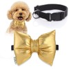 Nylon Dog Collars with Bow tie Cat Bowtie, Adjustable Soft