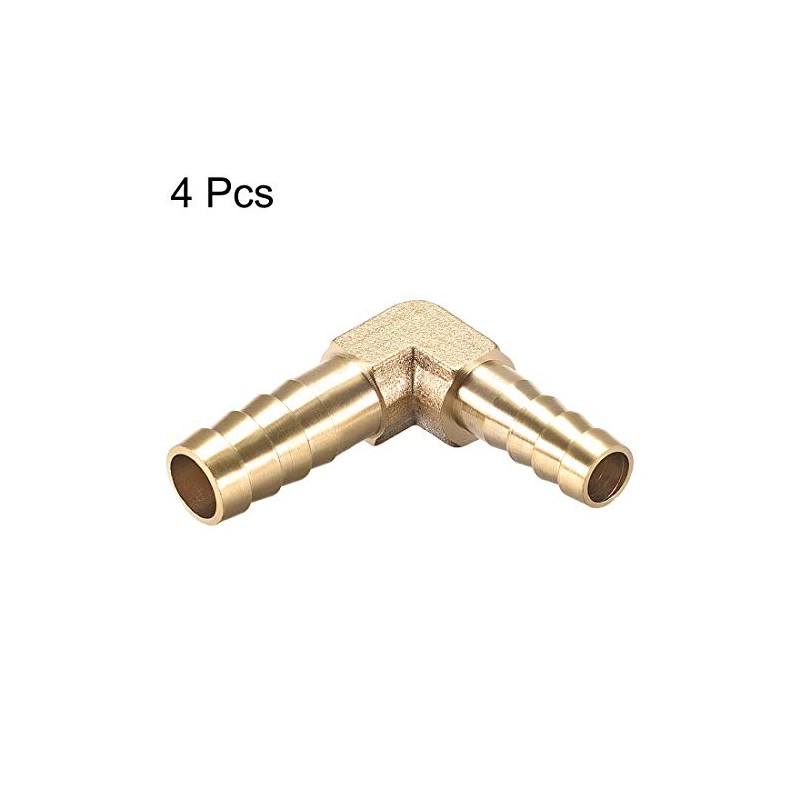 sourcing map Hose Adaptor 90 Degrees 10 mm to 8