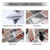 DEWOO Peel and Stick Tile Backsplash 3D Subway Brick Effect
