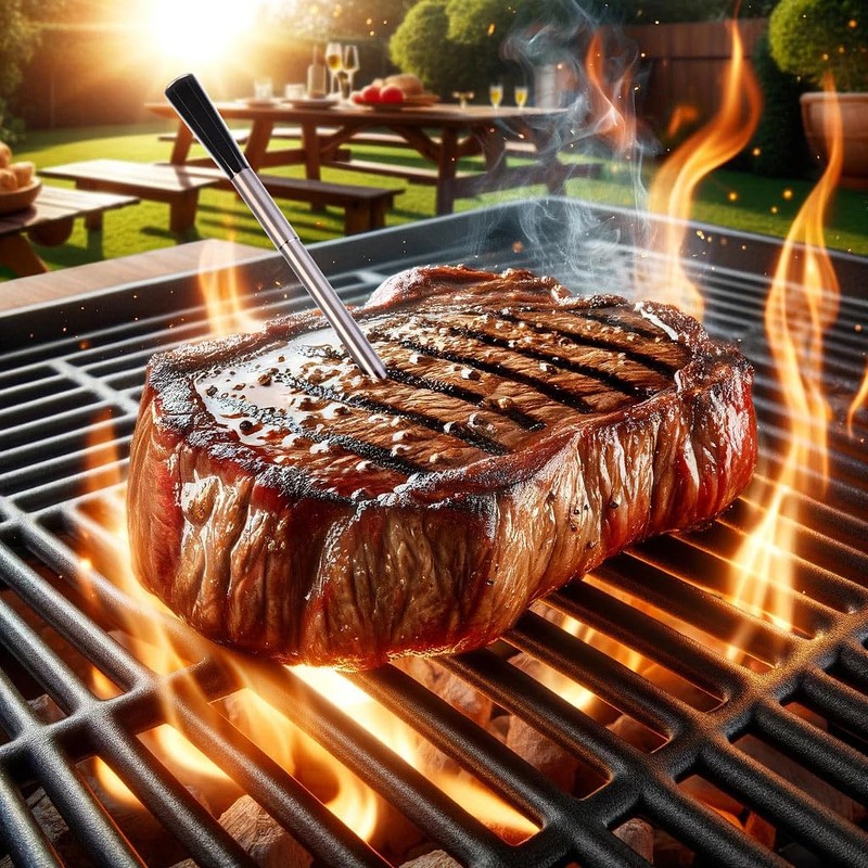 Rosenstein & Söhne Beef Thermometer: Wireless Roasting and Meat Thermometer